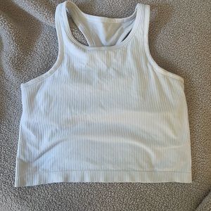 Lululemon Ribbed Cropped Racerback Tank